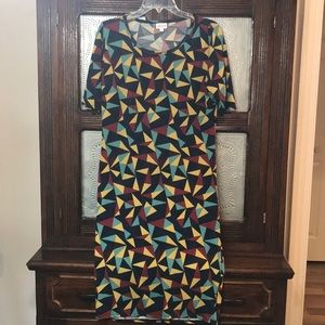 LuLaRoe Julie dress (EUC)